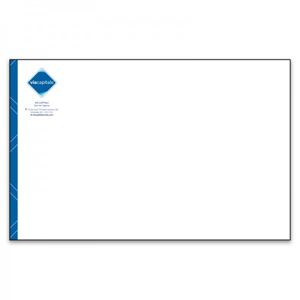 Enveloppes (9.5x14.75) 4 couleurs, VCENV02